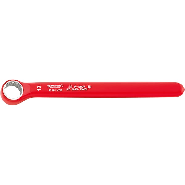 VDE single-ended ring Wrenchs Size 10 mm L.147, 6 mm